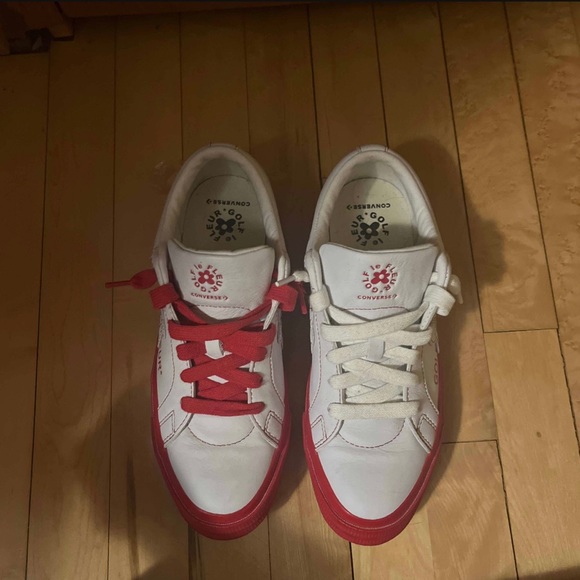 Converse X Golf Le Fleur ‘Racing Red’ Shoes - Picture 1 of 7